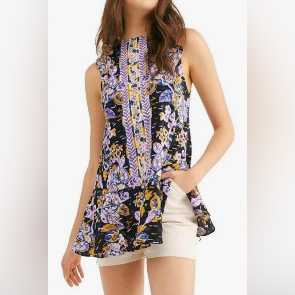 Free People Linen Blend Summer in Tulum Dress M NWT